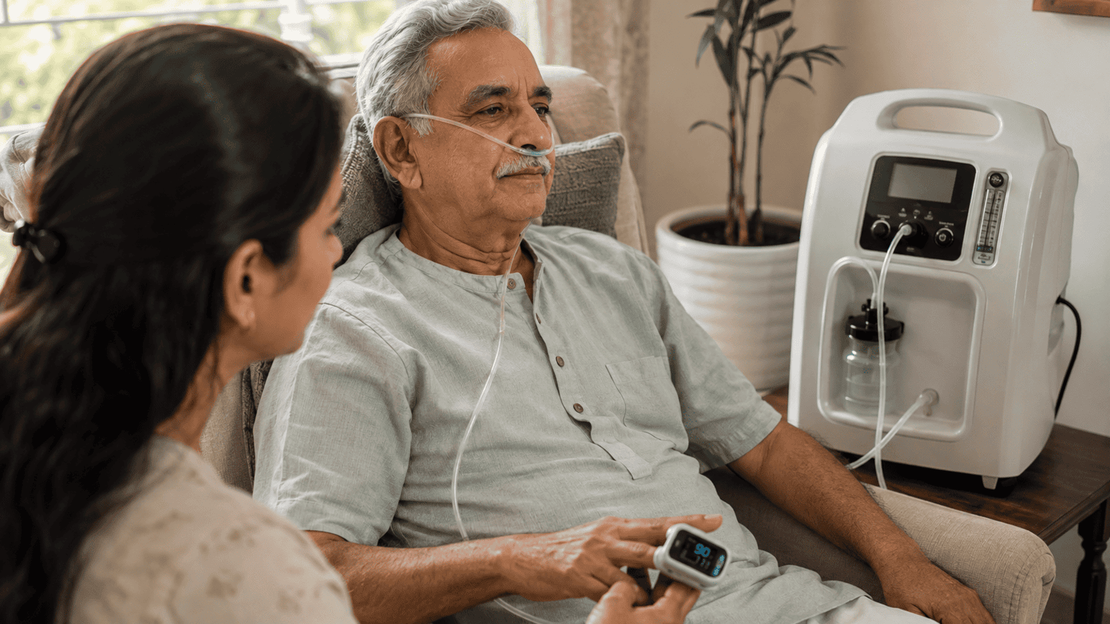 COPD Care at Home: Oxygen Targets, Equipment and a Caregiver Protocol for North India